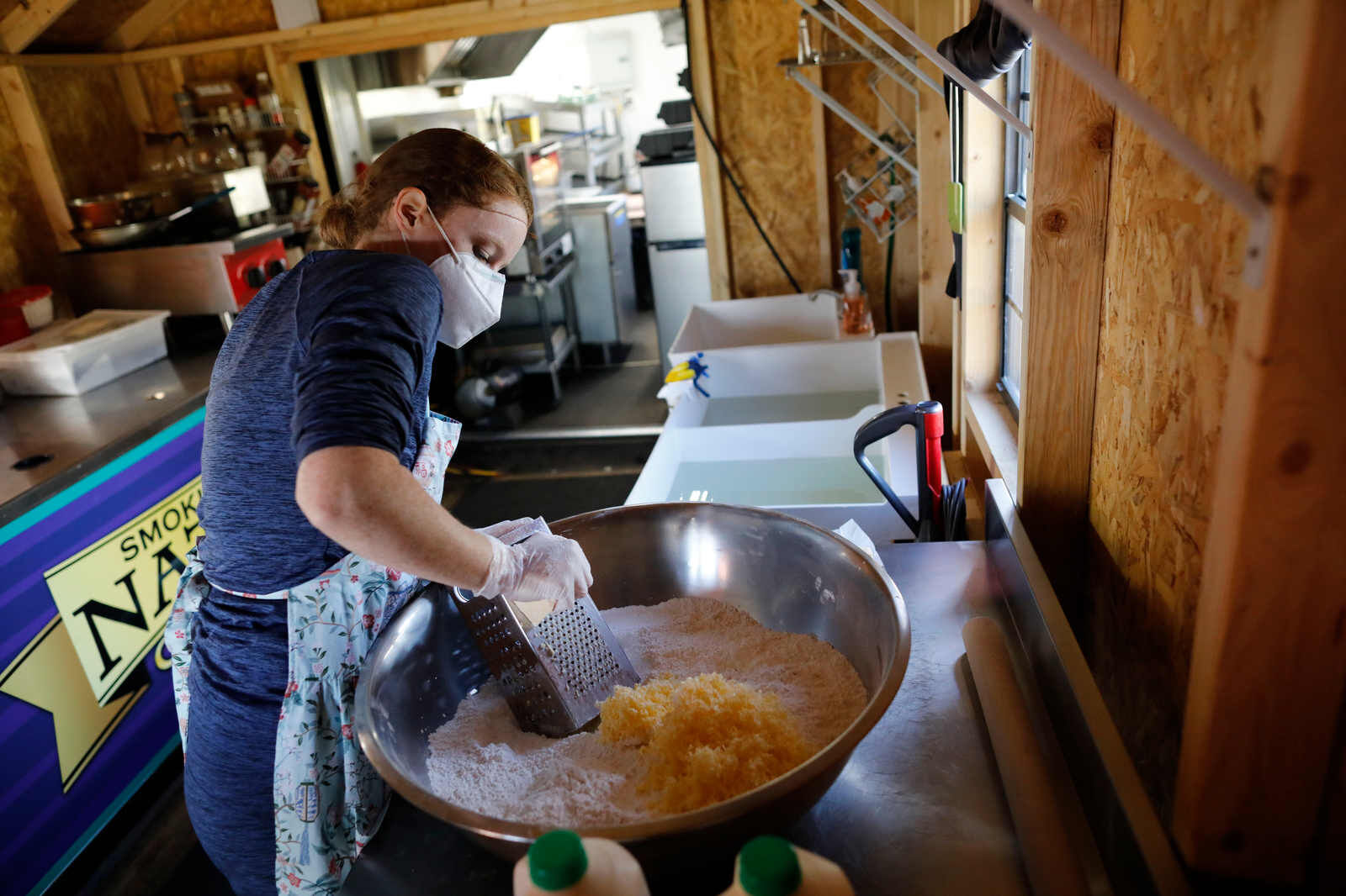 Melissa Adasme makes biscuits from scratch